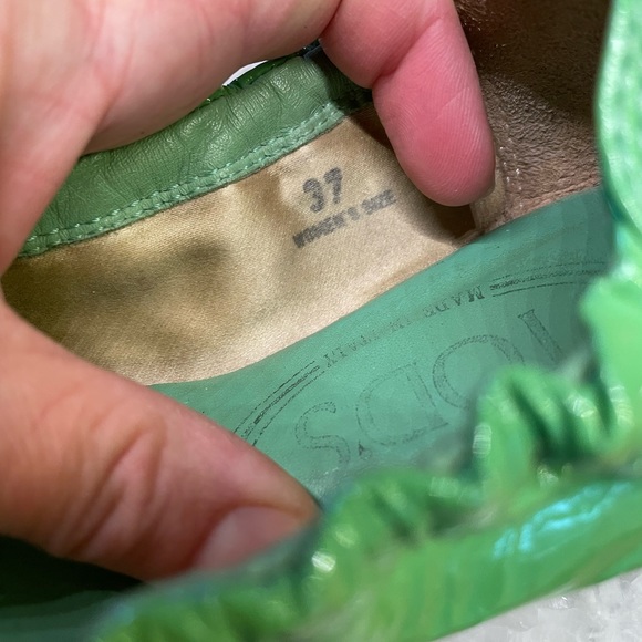 Tod’s Green Patent Leather ballerina flats, size 37 - Picture 10 of 10